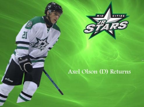 Olson (D) Will Return