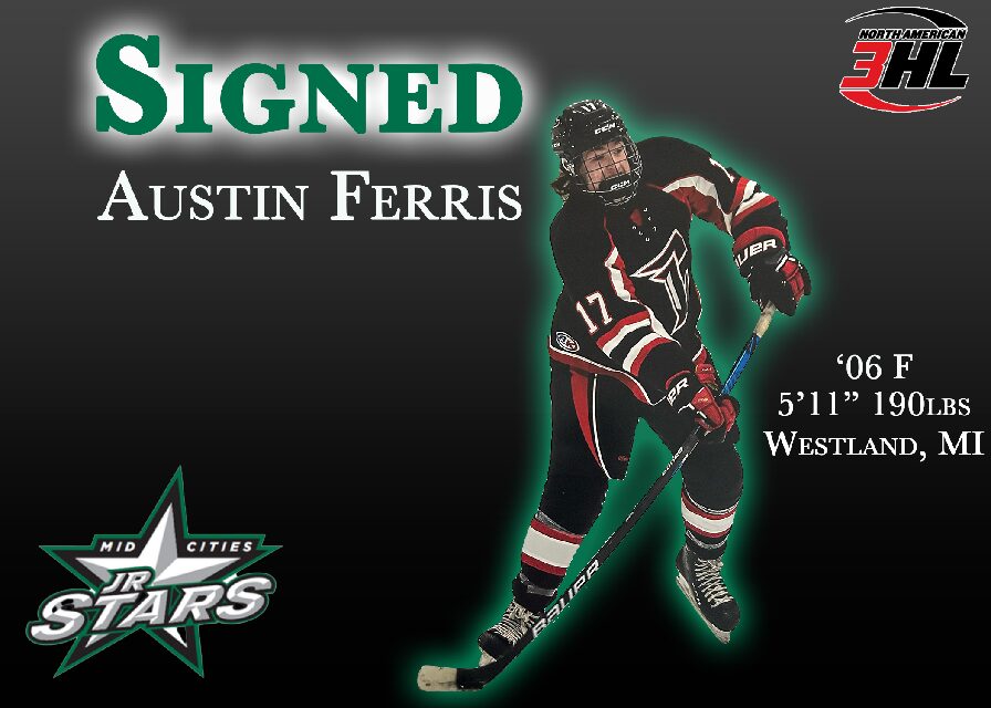 SIGNING ANNOUNCEMENT! Austin Ferris is a Jr. Star